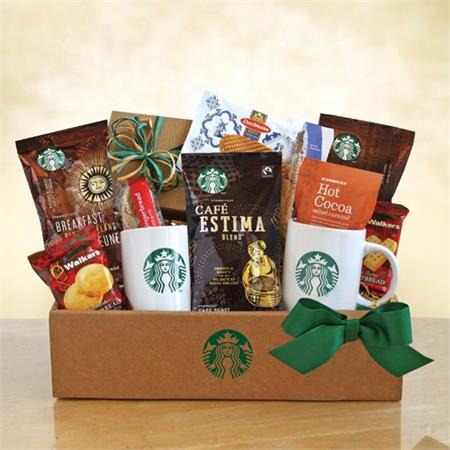 Starbucks Extravaganza: Deluxe Coffee Gift Basket at Gift Baskets Etc
