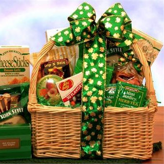 St. Patrick's Day Snacker Gift Basket - Gift Baskets for Delivery