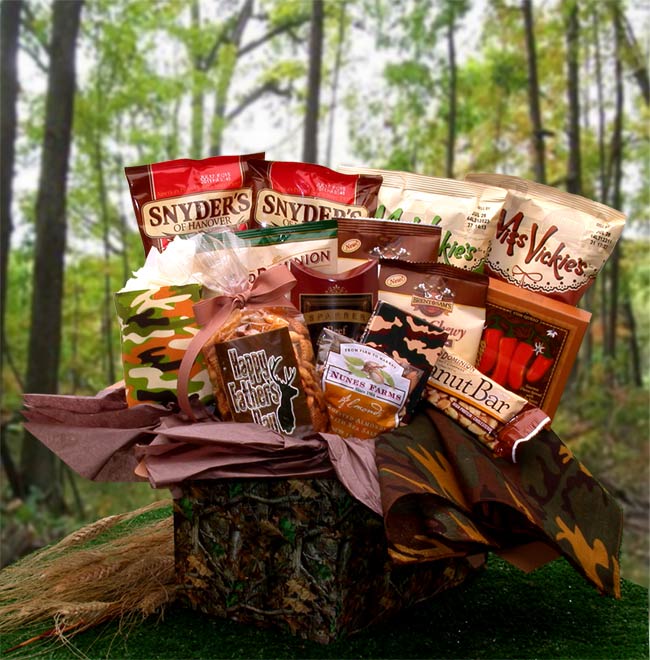Camo Man Care Package - Gift Baskets for Delivery