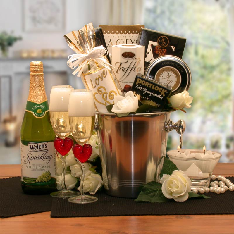 Romantic Evening For Two Gift Basket Gift Baskets for