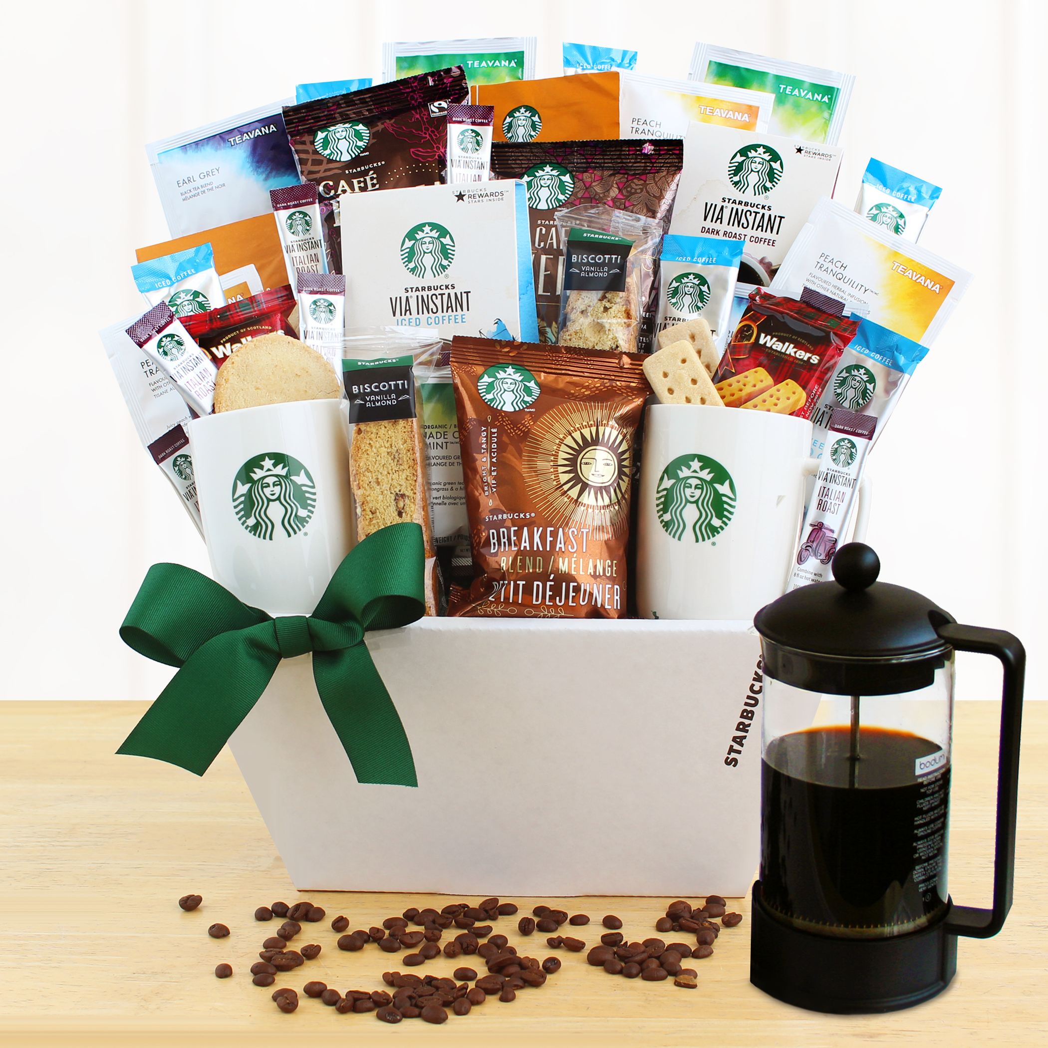 Starbucks Celebration Gift Basket - Gift Baskets for Delivery