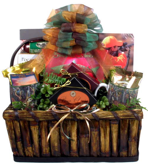 Deluxe Hunting Gift Basket - Gift Baskets for Delivery