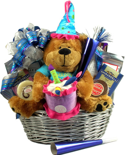 It's My Birthday!, Gift Basket with Musical Bear