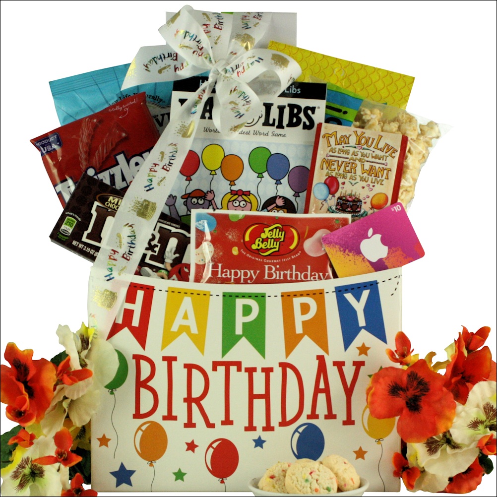 Happy Birthday Gift Basket   – Aunt Laurie's