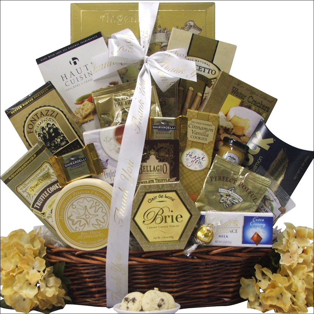 Sincere Thanks Corporate Thank You Gift Basket Gift Baskets for Delivery