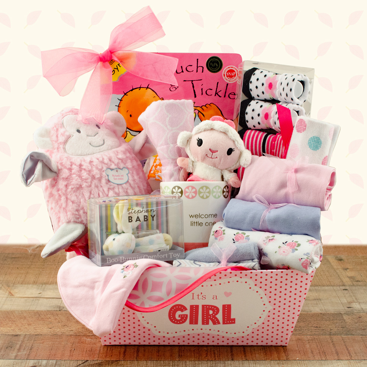 It's a Girl: Baby Girl Gift Basket - Gift Baskets for Delivery