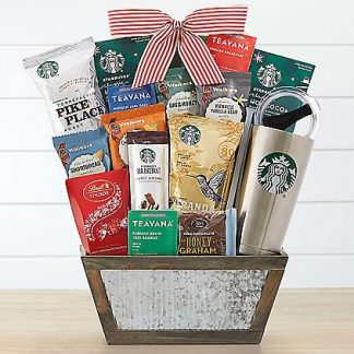 Starbucks Coffee and Teavana Tea Collection Gift Basket - Wine Country Gift  Baskets